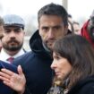 Anne Hidalgo et Emmanuel Macron à l'inauguration du Village olympique à Saint-Denis, le 29 février 2024