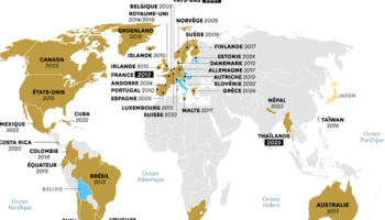 Une carte pour mesurer les avancées du mariage gay à travers le monde