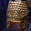 The golden helmet of Cotofanesti. Pic: Rex