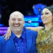 Wynne Evans and professional dancer Katya Jones. Pic: PA