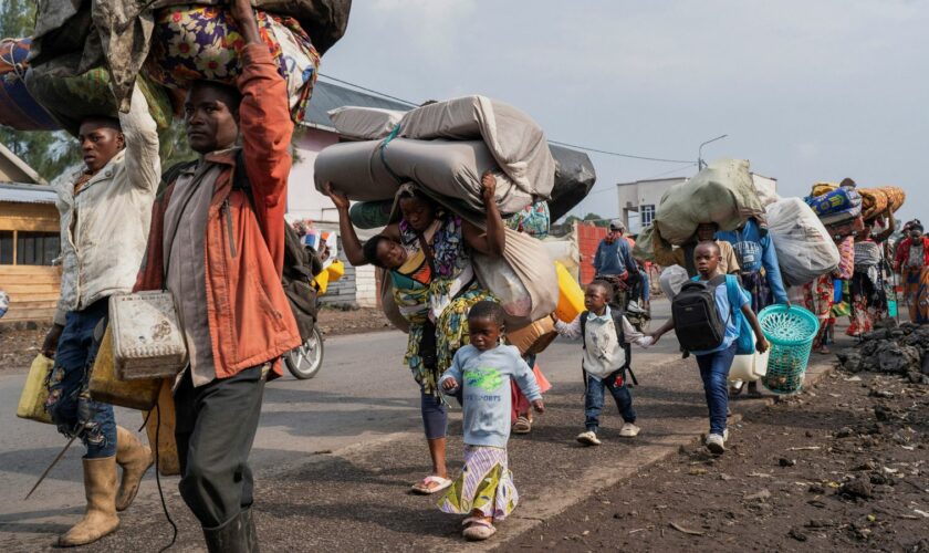 Displaced civilians in Democratic Republic of Congo face frenzy of fear and uncertainty