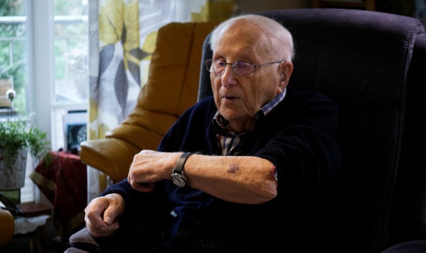 'I was 90% a dead man': Auschwitz survivor retells how he worked as a slave and then was left to die like an animal