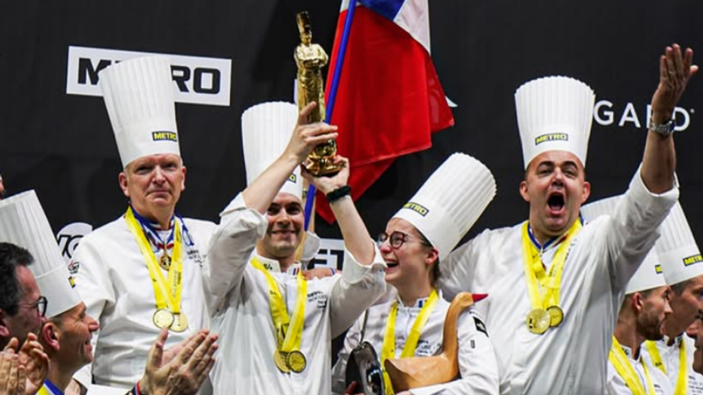 Paul Marcon remporte le Bocuse d’Or, Jeux olympiques de la gastronomie, 30 ans après son père Régis