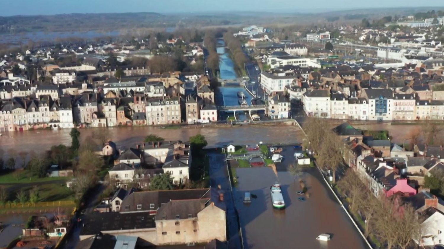 Crues en Ille-et-Vilaine : l'ampleur des dégâts vue du ciel