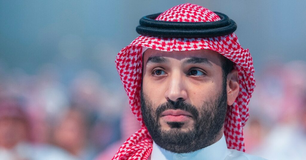 Le prince héritier saoudien Mohammed ben Salmane à Ryad, la capitale de l'Arabie saoudite, le 26 octobre 2021