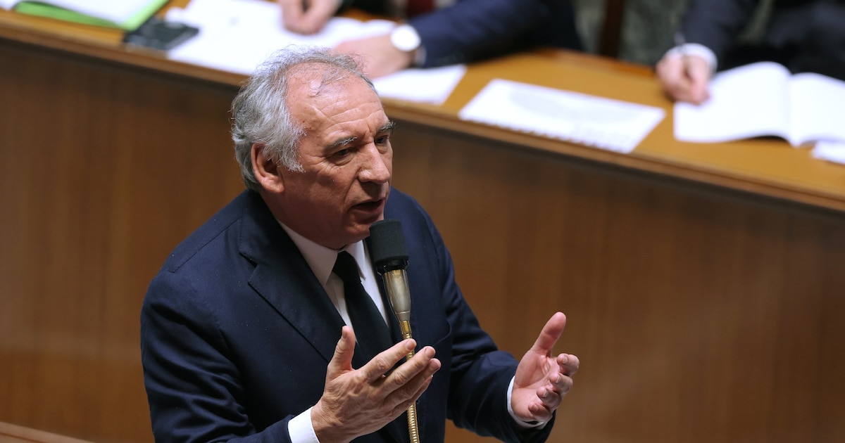 Le Premier ministre François Bayrou lors d'une séance de questions au gouvernement à l'Assemblée nationale, à Paris, le 28 janvier 2025