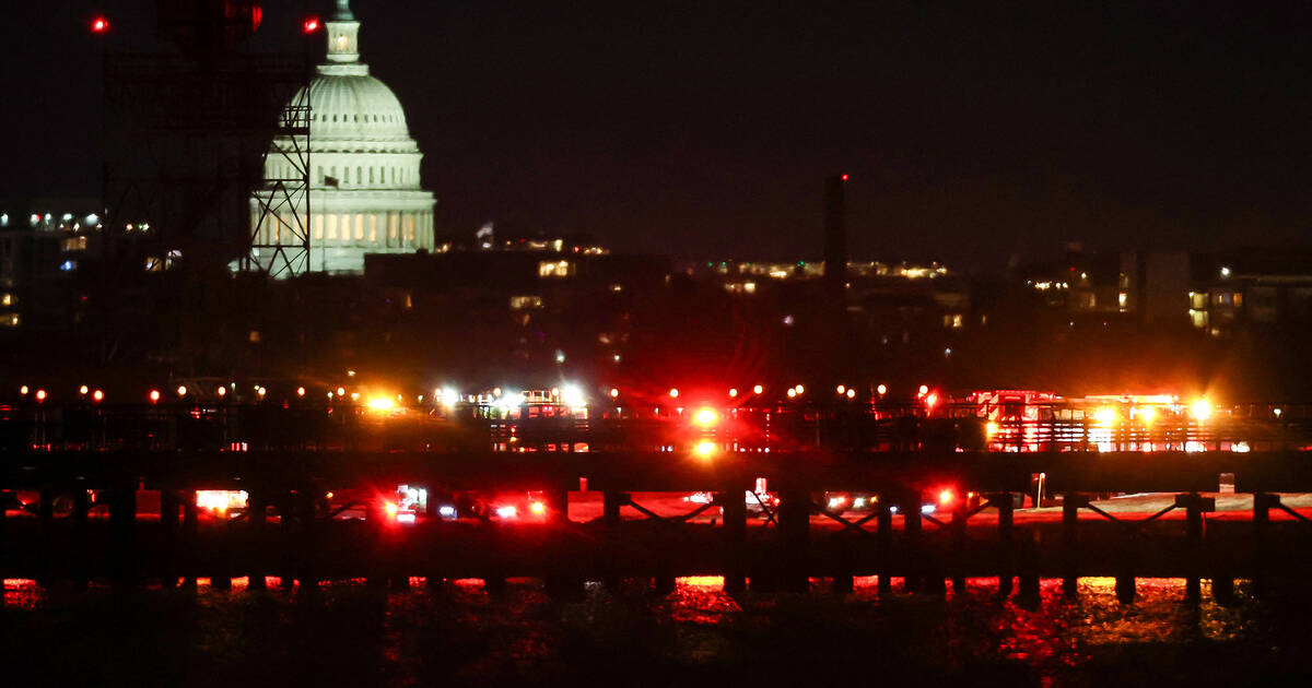 Crash à Washington DC d’un avion commercial entré en collision avec un hélicoptère