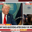 Trump has tense exchange with CNN reporter over blaming DEI policies in plane crash