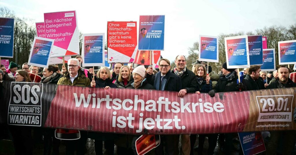 En Allemagne, les milieux d’affaires dans la rue à l’approche des législatives