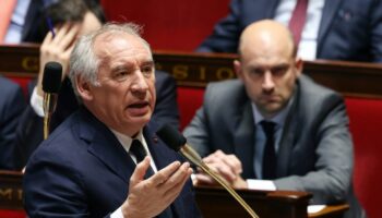 Le Premier ministre François Bayrou s'exprime le 28 janvier 2025 à l'Assemblée nationale à Paris