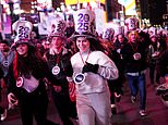 2024 ends in a flash! Huge lightning storm terrorizes New Year's Eve revelers in Times Square as CNN's Andy Cohen and Anderson Cooper duck for cover