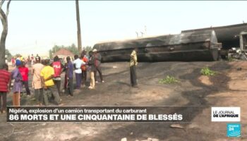 86 morts et une cinquantaine de blessés dans l'explosion d'un camion-citerne au Nigéria