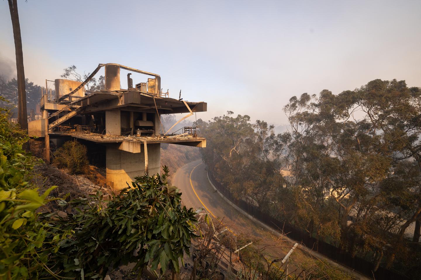 A Los Angeles, l’architecture emportée par les flammes