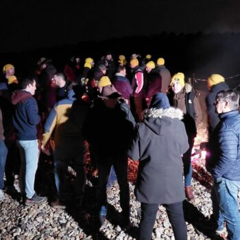 À Orveau, dans l’Essonne, les agriculteurs de la Coordination rurale se mettent en ordre de bataille