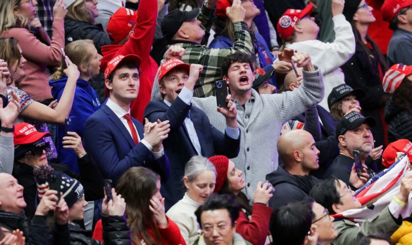 À Washington, des milliers de «patriotes» ont bravé le froid pour saluer le retour de Donald Trump