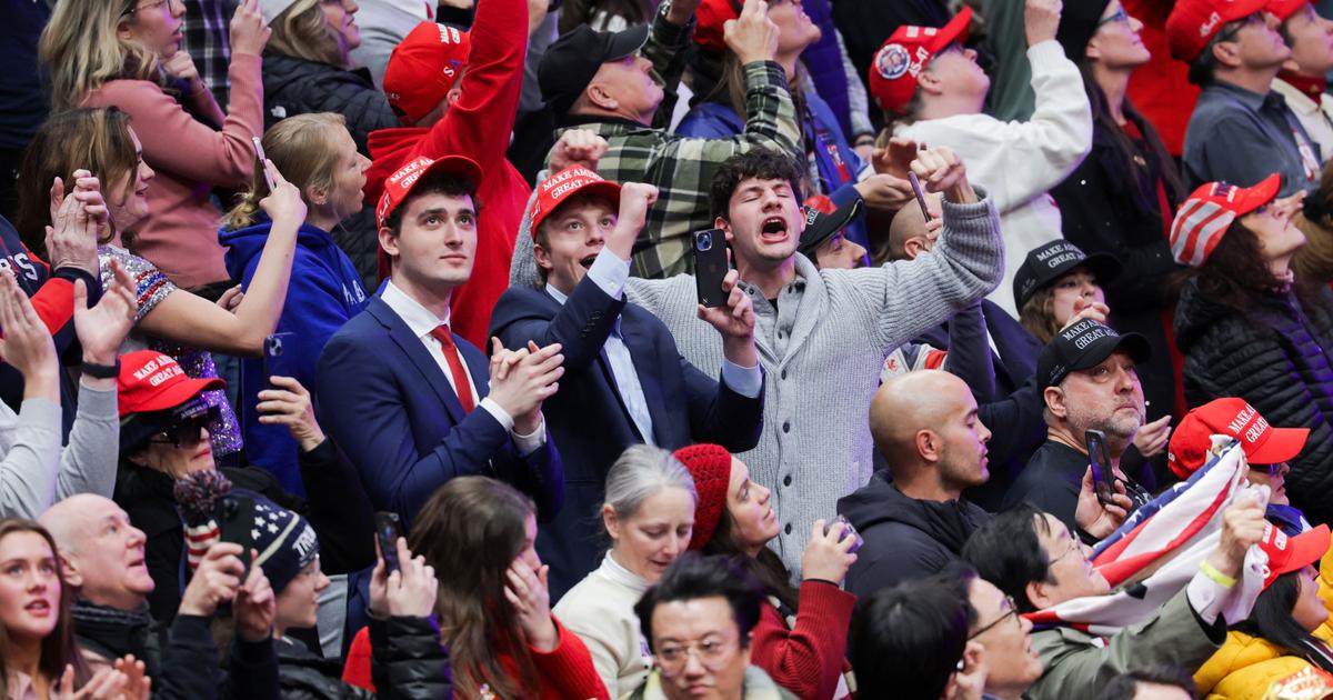 À Washington, des milliers de «patriotes» ont bravé le froid pour saluer le retour de Donald Trump