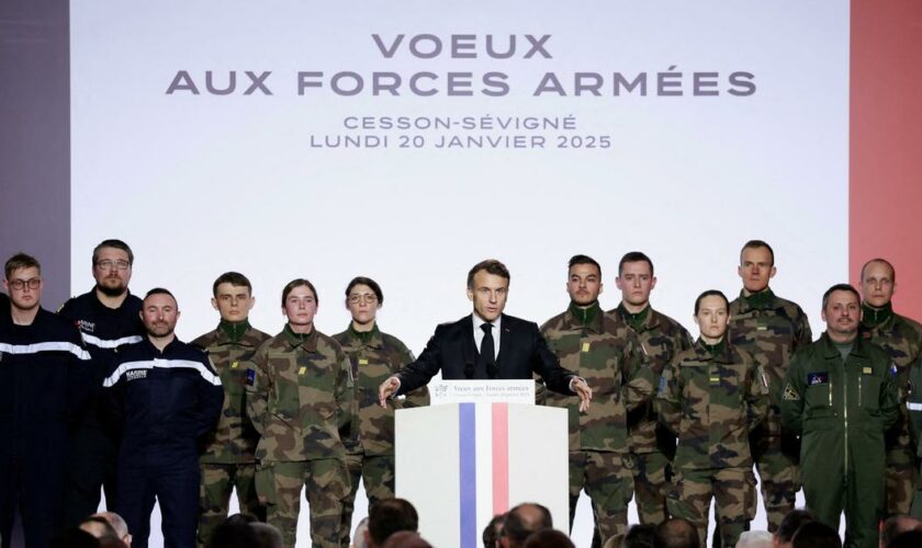 À l’occasion de ses vœux aux armées, Emmanuel Macron exhorte l’Europe à prendre son destin en main