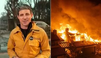 ABC star leaves The View panel stunned as he films LA fires outside relatives burnt house