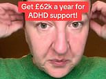 ADHD 'sickfluencers' are behind rise in people with self-diagnosed mental health conditions claiming on £69k-a-year disability benefits scheme