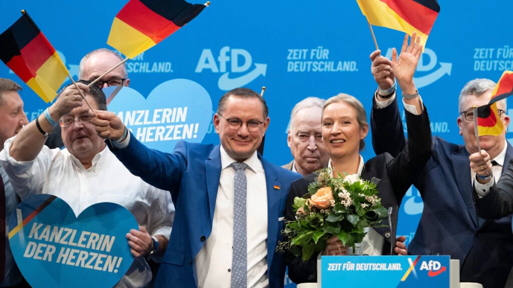 AfD-Parteitag in Riesa: "Dann heißt es eben Re-mi-gration"