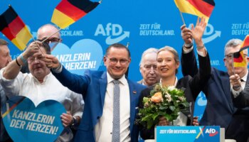 AfD-Parteitag in Riesa: "Dann heißt es eben Re-mi-gration"