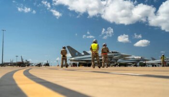 Alemania detecta presencia de drones sobrevolando zona militar de la fábrica de Eurofighters