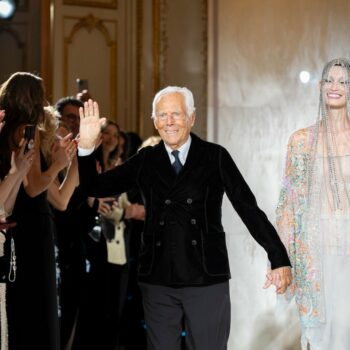 Armani Privé celebrates 20 years with a shimmering show in Paris