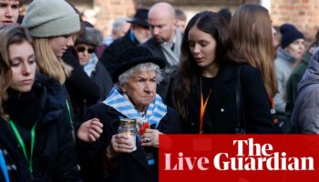 Auschwitz survivors return to camp as they and world leaders mark 80th anniversary of its liberation – live