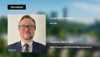 Avis de recherche: Lukasz Wojtukiewicz a disparu depuis le 12 janvier