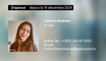 Avis de recherche: Une jeune fille de 17 ans a disparu depuis près d'un mois au Luxembourg