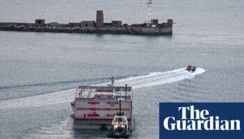 Bibby Stockholm barge towed away, 18 months after arriving in Dorset