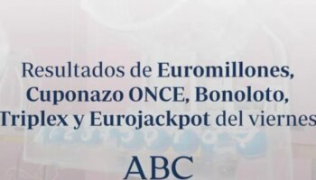 Bonoloto, Triplex y Cuponazo de la Once: comprueba los resultados de las loterías que se celebran el viernes, 10 de enero de 2025