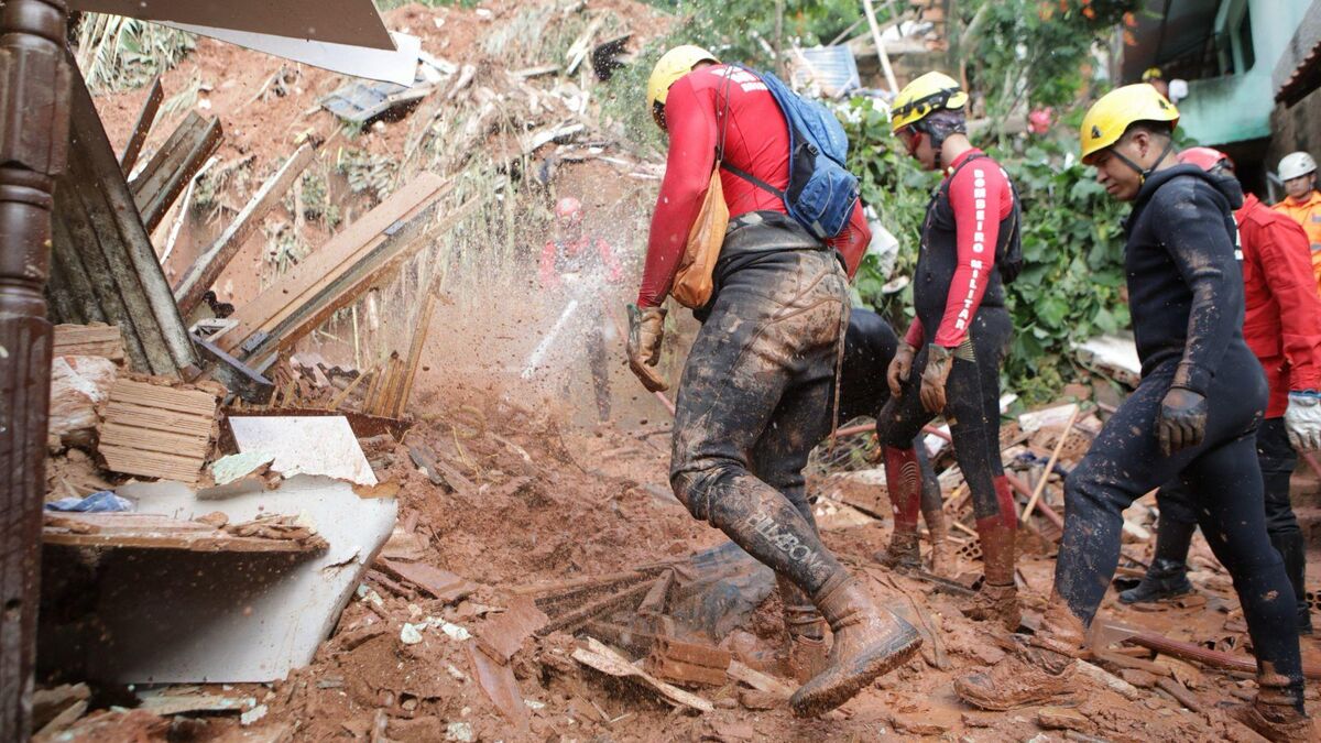 Brésil : au moins dix morts lors de glissements de terrain