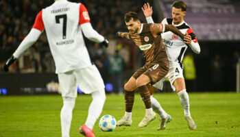 Bundesliga: Sinani titulaire avec Sankt Pauli, qui s'incline contre Francfort