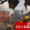 California fires live: Los Angeles fighting largest blaze in its history amid water and firefighting shortages