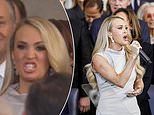 Carrie Underwood had a 'hissy fit' after her performance at Donald Trump's inauguration