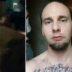 Chilling moment cops burst in on son butchering parents before shooting him dead