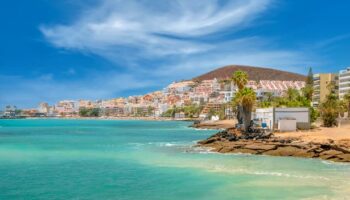 Couple caught 'romping' as children play on Tenerife tourist beach