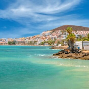 Couple caught 'romping' as children play on Tenerife tourist beach