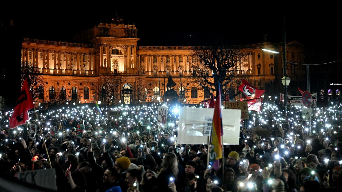 Österreich: Eine Kundgebung in Wien