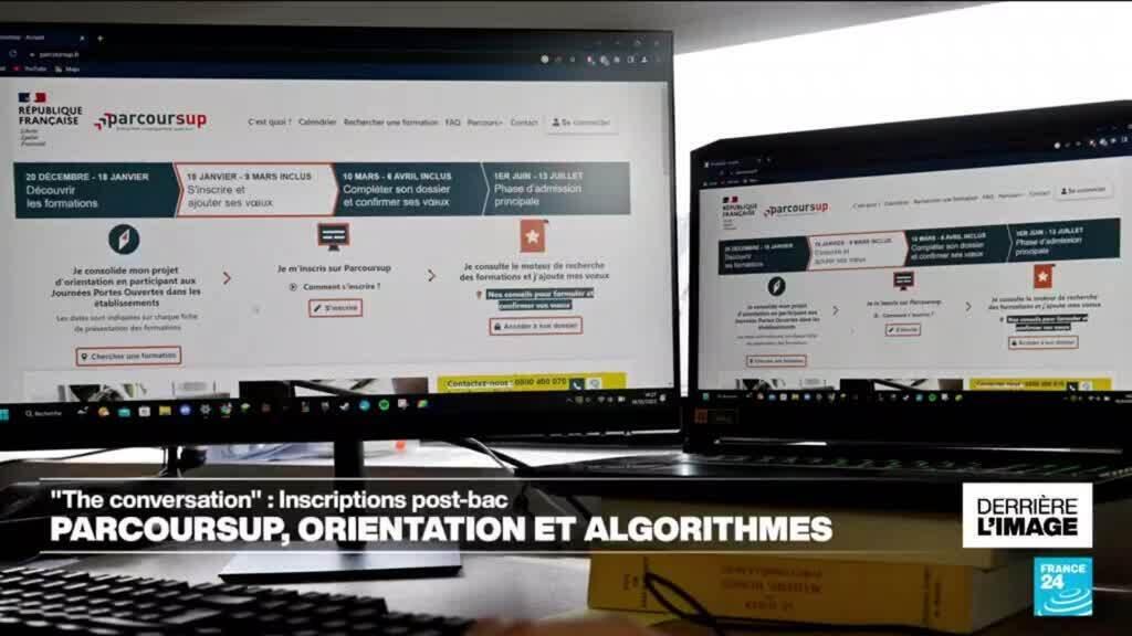 Derrière l'image avec The Conversation : Parcoursup, l'orientation par algorithmes ?