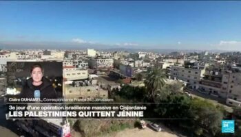 Des centaines de Palestiniens quittent Jénine au troisième jour d'une opération israélienne