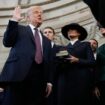 Donald Trump inauguration gaffe sees President recite oath without putting his hand on Bible