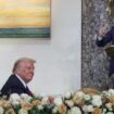 El menú del primer almuerzo oficial del segundo mandato de Trump: pastel de cangrejo, filete de angus y terrina helada de manzana