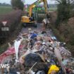 Evidence uncovered in huge pile of flytipped waste