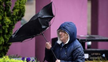 Exact date 80mph winds and 16mm of rain to batter parts of the UK