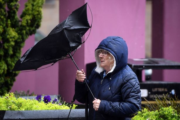 Exact date 80mph winds and 16mm of rain to batter parts of the UK