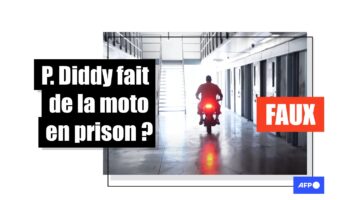 Fact check: Non, cette vidéo ne montre pas P. Diddy en train de faire de la moto en prison