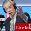 Farage refuses to condemn Musk for calling Jess Phillips a ‘rape genocide apologist’– UK politics live