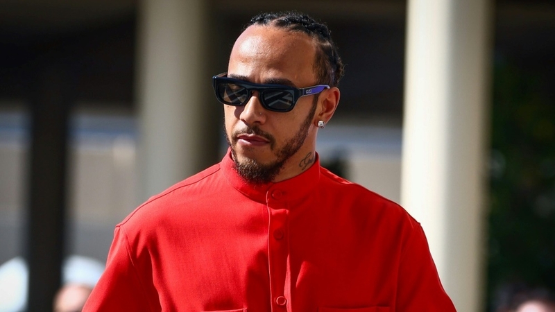 Formule 1: Lewis Hamilton fait ses premiers pas chez Ferrari